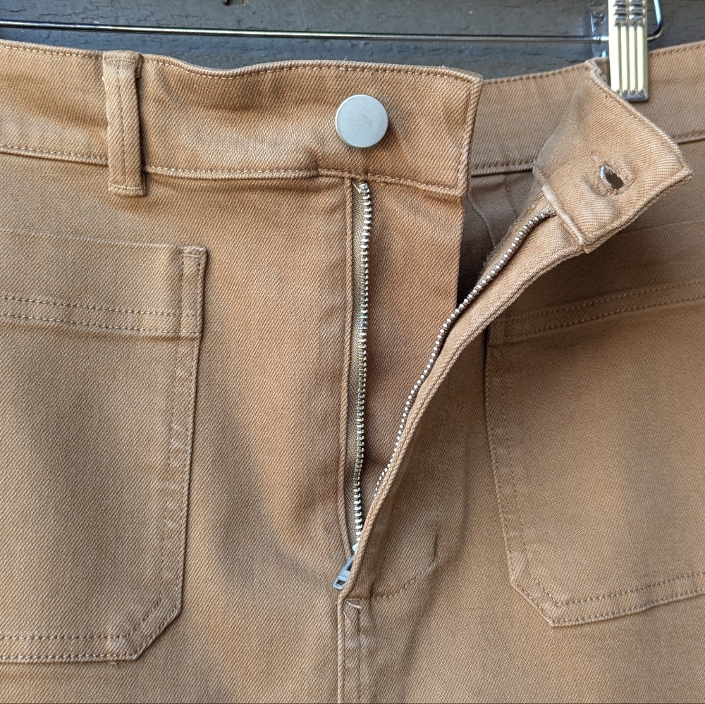 Everlane Patch Pocket Skirt Structured Cotton Siz… - image 5